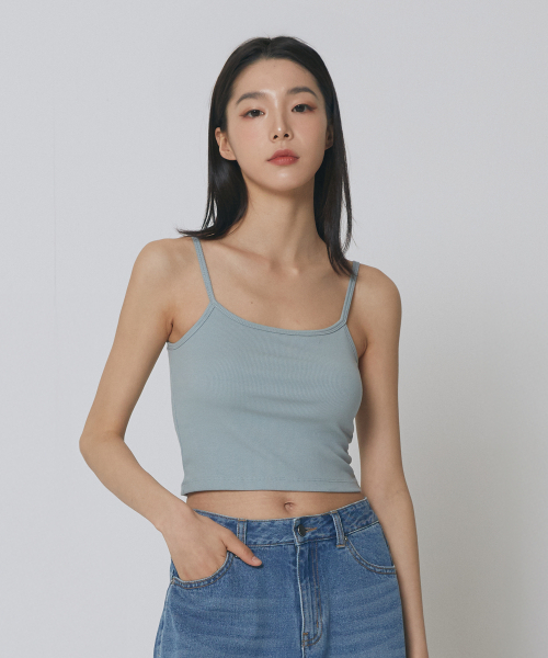Express Holiday(エクスプレスホリデー)の「ジェリッシュクロップトップ_ダスティブルー(Tシャツ/カットソー・レディース・その他・ONE SIZE)」の1枚目の写真