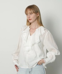 CADUNE（カデュネ）の「ラッフルブラウス（シャツ/ブラウス）」