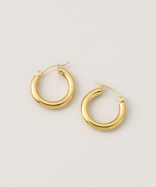 FRAMeWORK（フレームワーク）の「HARPIE/ハーピー フープピアス（ピアス（両耳用）・レディース・ゴールド・FREE）」の2枚目の写真