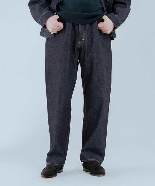 Lee（リー）の「Lee (リー) 別注 101*101-Z RIDERS RIGID デニムパンツ（デニムパンツ・メンズ・ネイビー/ブラウン・38/36/34/32/30）」の3枚目の写真