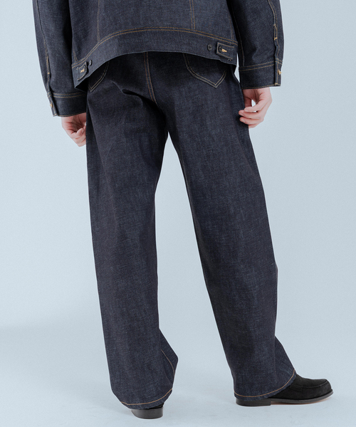 Lee（リー）の「Lee (リー) 別注 101*101-Z RIDERS RIGID デニムパンツ（デニムパンツ・メンズ・ネイビー/ブラウン・38/36/34/32/30）」の8枚目の写真