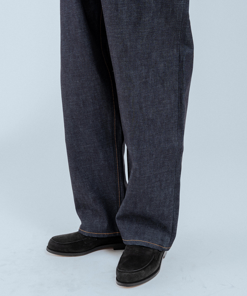 Lee（リー）の「Lee (リー) 別注 101*101-Z RIDERS RIGID デニムパンツ（デニムパンツ・メンズ・ネイビー/ブラウン・38/36/34/32/30）」の11枚目の写真