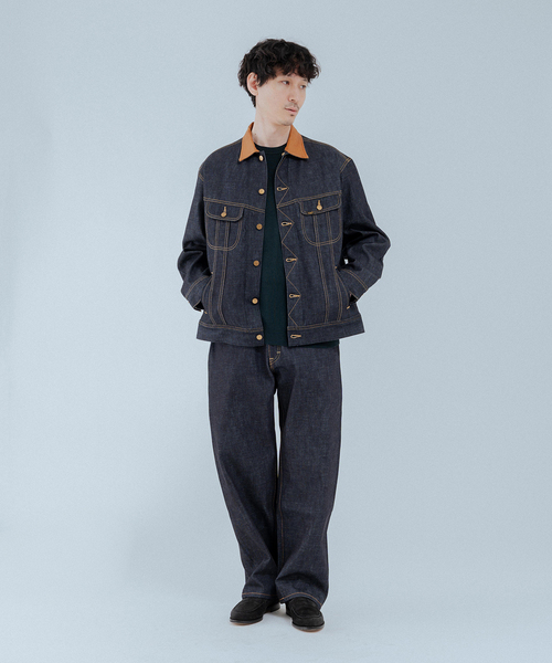 Lee（リー）の「Lee (リー) 別注 101*101-Z RIDERS RIGID デニムパンツ（デニムパンツ・メンズ・ネイビー/ブラウン・38/36/34/32/30）」の13枚目の写真