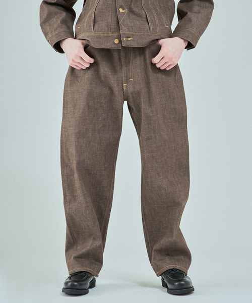 Lee（リー）の「Lee (リー) 別注 101*101-Z RIDERS RIGID デニムパンツ（デニムパンツ・メンズ・ネイビー/ブラウン・38/36/34/32/30）」の16枚目の写真