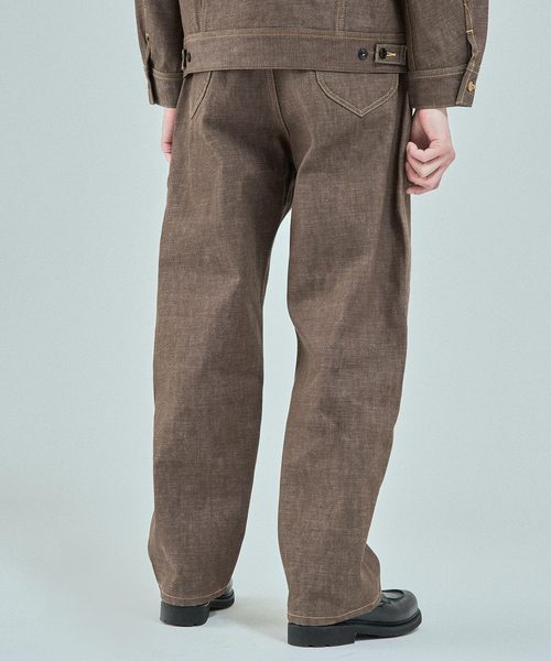 Lee（リー）の「Lee (リー) 別注 101*101-Z RIDERS RIGID デニムパンツ（デニムパンツ・メンズ・ネイビー/ブラウン・38/36/34/32/30）」の18枚目の写真