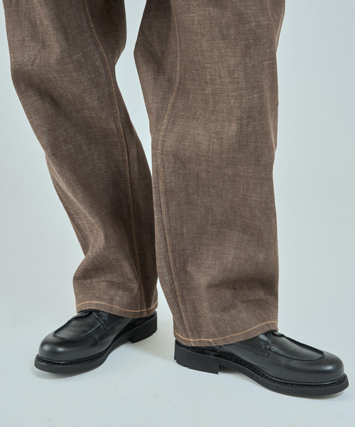 Lee（リー）の「Lee (リー) 別注 101*101-Z RIDERS RIGID デニムパンツ（デニムパンツ・メンズ・ネイビー/ブラウン・38/36/34/32/30）」の20枚目の写真