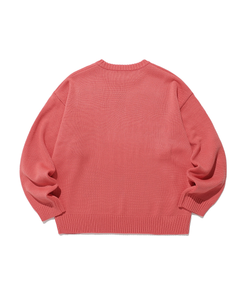 NICE GHOST CLUB(ナイスゴーストクラブ)の「MONSTER TEETH LOGO KNIT_PINK(NG2ESUK600A)(ニット/セーター・レディース・ピンク・M/S/L)」の2枚目の写真