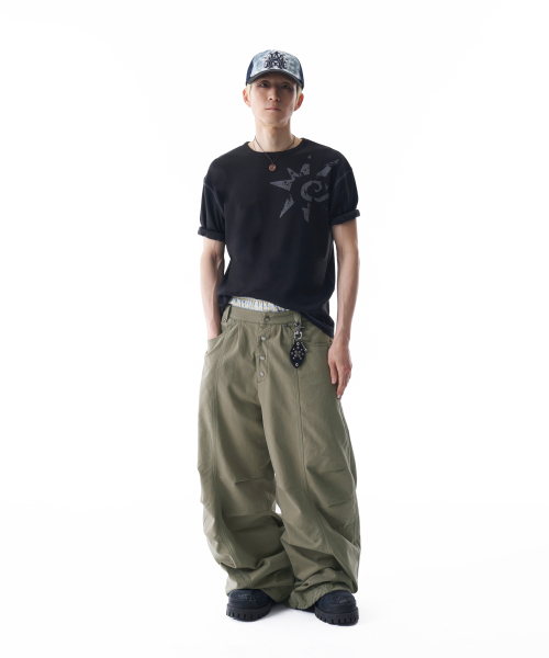 AAKAM(アーカム)の「Ribbed Star Ringer Top (Black)(Tシャツ/カットソー・レディース・その他・2/1)」の8枚目の写真