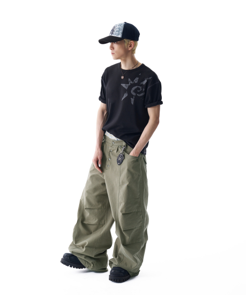 AAKAM(アーカム)の「Ribbed Star Ringer Top (Black)(Tシャツ/カットソー・レディース・その他・2/1)」の9枚目の写真