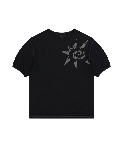 AAKAM(アーカム)の「Ribbed Star Ringer Top (Black)(Tシャツ/カットソー・レディース・その他・2/1)」の11枚目の写真