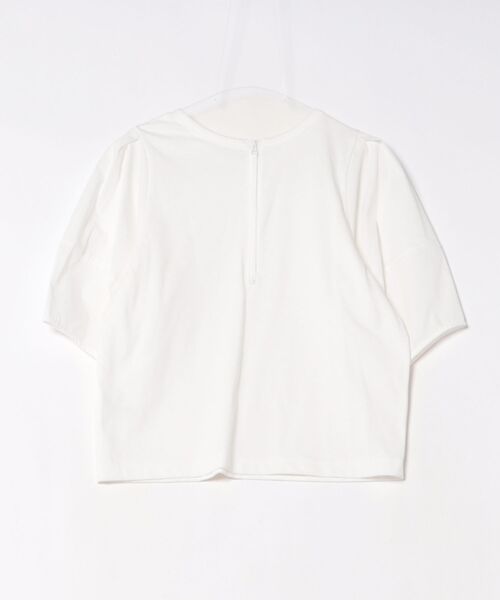PREFERIR(プレフェリール)の「【体型カバー】コクーンスリーブTシャツ/五分袖・二の腕カバー(Tシャツ/カットソー・レディース・ホワイト/ブラック/ブラウン/チャコールグレー・FREE)」の5枚目の写真