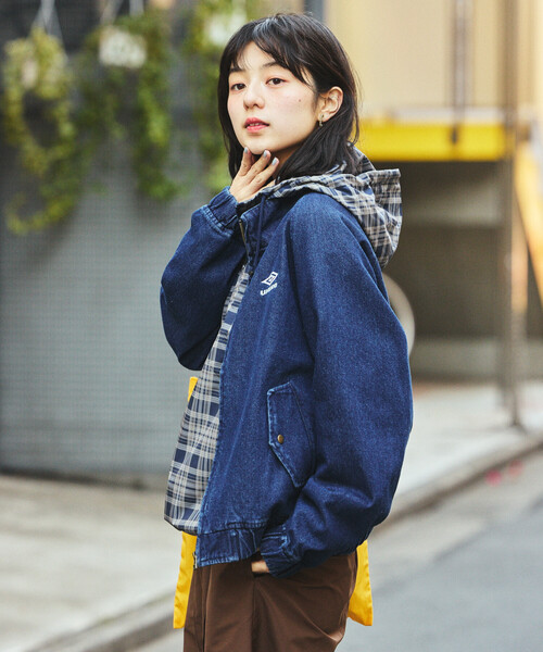 UMBRO × FREAK'S STORE/アンブロ 別注 DENIM STAND COLLAR BLOUSON