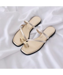 リングフラットトングサンダル