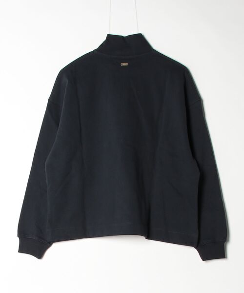 Barbour（バブアー）の「Sara ハーフジップ 刺繍ロゴ スウェット（レディース）（スウェット・レディース・ネイビー/ライトベージュ・10/8）」の16枚目の写真