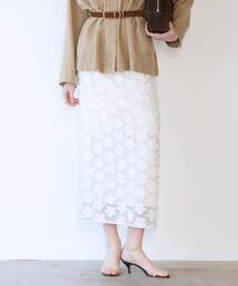 martinique | フラワージャガードIラインスカート(スカート)