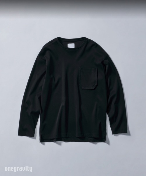 onegravity(ワングラビティ)の「onegravity / フィスコ ロングスリーブカットソー(Tシャツ/カットソー・メンズ・ブラック/オフホワイト・MEDIUM/SMALL/LARGE)」の1枚目の写真
