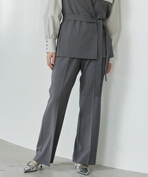 Comfy SET UP|ストレートフレアパンツ【セットアップ対応/通勤/カセット服/接触冷感/UVカット】