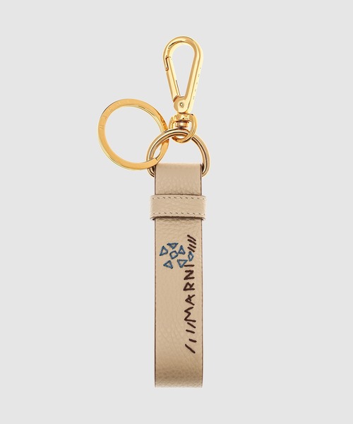 MARNI(マルニ)の「MENDING FLOWER / キーリング(キーケース/キーアクセサリー・レディース・ブラック/ライトピンク/ベージュ・ONE SIZE)」の3枚目の写真