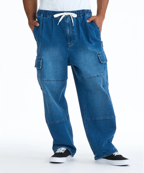 DC SHOES(ディーシーシューズ)の「DC SHOES メンズ 26 SUPERWIDE CARGO PANT カーゴパンツ 【2026年春夏モデル】/ドローコード付きツータックボトムス(その他パンツ・メンズ・ブルー/ブラック/ブラック系その他6/ブルー系その他/ブラック系その他/ライトインディゴブルー/グレー系その他2/ミント・X-LARGE/LARGE/MEDIUM/SMALL)」の6枚目の写真