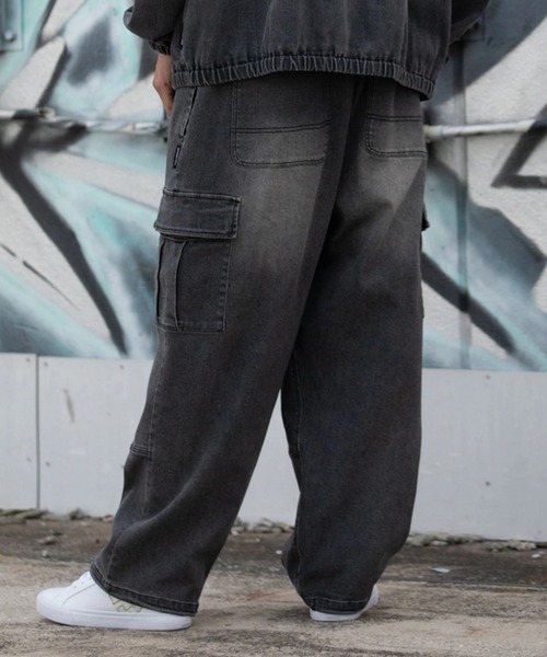 DC SHOES(ディーシーシューズ)の「DC SHOES メンズ 26 SUPERWIDE CARGO PANT カーゴパンツ 【2026年春夏モデル】/ドローコード付きツータックボトムス(その他パンツ・メンズ・ブルー/ブラック/ブラック系その他6/ブルー系その他/ブラック系その他/ライトインディゴブルー/グレー系その他2/ミント・X-LARGE/LARGE/MEDIUM/SMALL)」の15枚目の写真