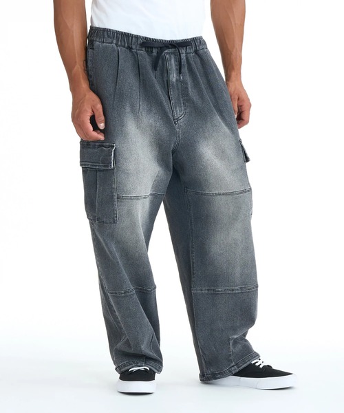 DC SHOES(ディーシーシューズ)の「DC SHOES メンズ 26 SUPERWIDE CARGO PANT カーゴパンツ 【2026年春夏モデル】/ドローコード付きツータックボトムス(その他パンツ・メンズ・ブルー/ブラック/ブラック系その他6/ブルー系その他/ブラック系その他/ライトインディゴブルー/グレー系その他2/ミント・X-LARGE/LARGE/MEDIUM/SMALL)」の16枚目の写真