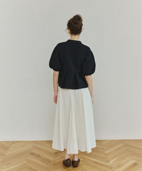 peplum knit tops/ペプラムニットトップス（ニット/セーター）｜OLUN