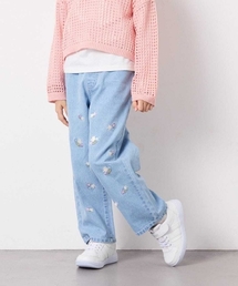 a.v.v（アーヴェヴェ）の「[120-160]【選べるデザイン】デザインワイドストレートデニム（その他パンツ）」