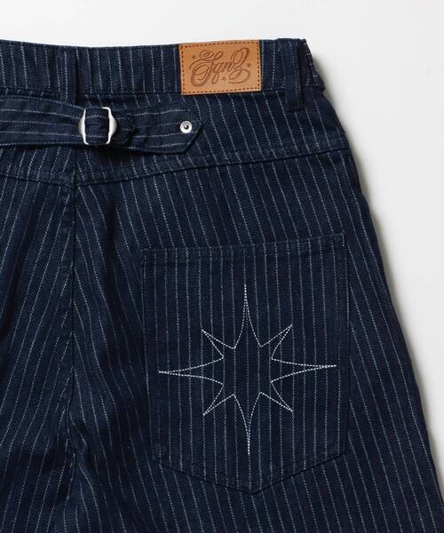 SEQUENZ(シークエンズ)の「※WEB限定 / セットアップ対応 / タックワイドデニムパンツ / sqnz tucked denim pants(その他パンツ・メンズ・ネイビー/ブラック系その他・LARGE/MEDIUM/SMALL)」の18枚目の写真