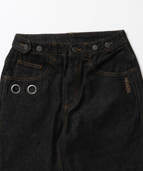 SEQUENZ(シークエンズ)の「※WEB限定 / セットアップ対応 / タックワイドデニムパンツ / sqnz tucked denim pants(その他パンツ・メンズ・ネイビー/ブラック系その他・LARGE/MEDIUM/SMALL)」の22枚目の写真