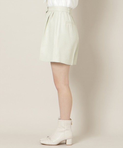 WILLSELECTION(ウィルセレクション)の「【セットアップ対応】ツイードタックショートパンツ(その他パンツ・レディース・オフホワイト/ミント/イエロー・FREE)」の9枚目の写真