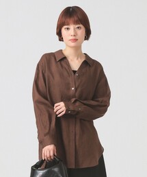 【7/31再値下げ】リネン スキッパー シャツ 26SS 日除け 紫外線対策 冷房対策 洗える 夏コーデ レジャー 麻