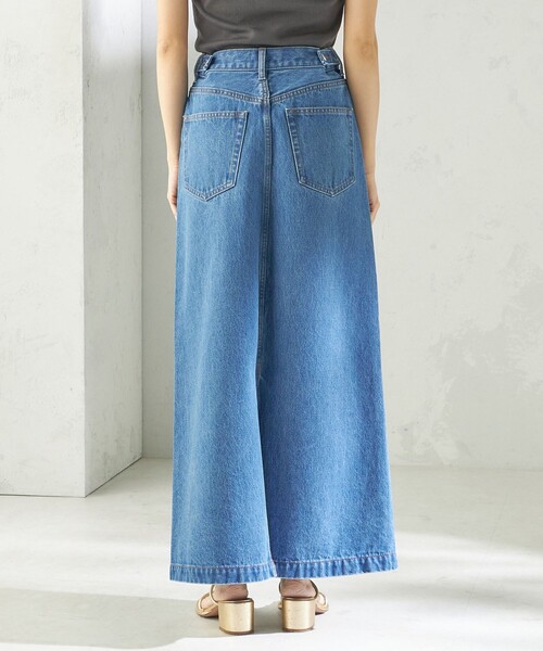 SHIPS（シップス）の「NINE CASE:〈洗濯機可能〉デニム スカート（デニムスカート・レディース・ブルー/ホワイト・MEDIUM/SMALL）」の19枚目の写真