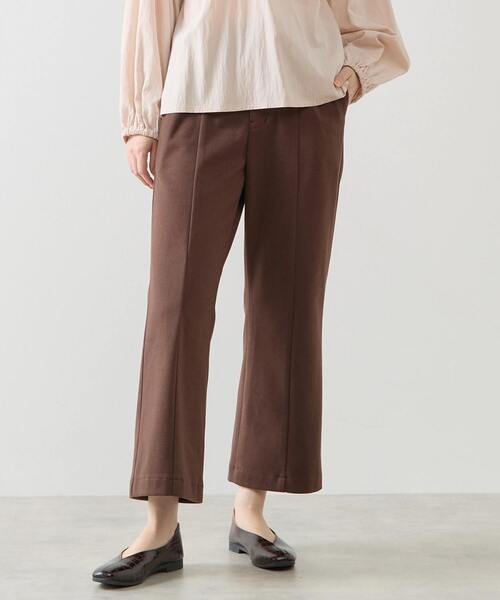 LOGEMENT DE CLAIRE(ロジュモンドクレール)の「【LOURMARIN】裏起毛ストレートパンツ(その他パンツ・レディース・チャコールグレー/ブラウン・3/2)」の2枚目の写真