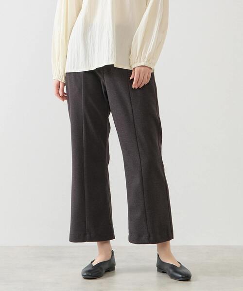 LOGEMENT DE CLAIRE(ロジュモンドクレール)の「【LOURMARIN】裏起毛ストレートパンツ(その他パンツ・レディース・チャコールグレー/ブラウン・3/2)」の1枚目の写真