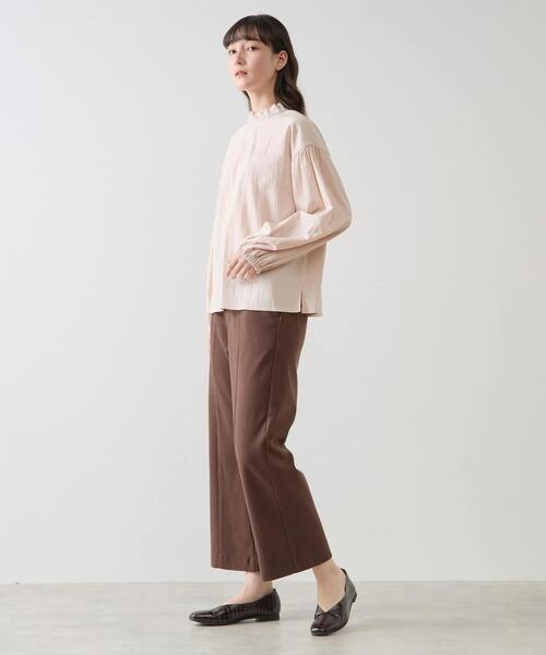 LOGEMENT DE CLAIRE(ロジュモンドクレール)の「【LOURMARIN】裏起毛ストレートパンツ(その他パンツ・レディース・チャコールグレー/ブラウン・3/2)」の5枚目の写真