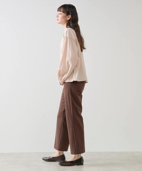 LOGEMENT DE CLAIRE(ロジュモンドクレール)の「【LOURMARIN】裏起毛ストレートパンツ(その他パンツ・レディース・チャコールグレー/ブラウン・3/2)」の6枚目の写真