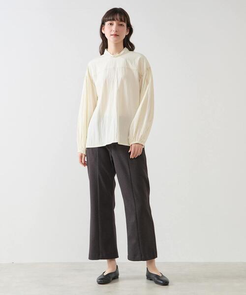 LOGEMENT DE CLAIRE(ロジュモンドクレール)の「【LOURMARIN】裏起毛ストレートパンツ(その他パンツ・レディース・チャコールグレー/ブラウン・3/2)」の18枚目の写真
