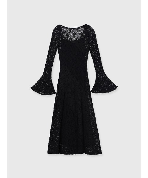 anuans（アニュアンス）の「シュリンクレースパネルワンピース（ワンピース・レディース・ミント/ホワイト/ブラック・MEDIUM/SMALL）」の13枚目の写真