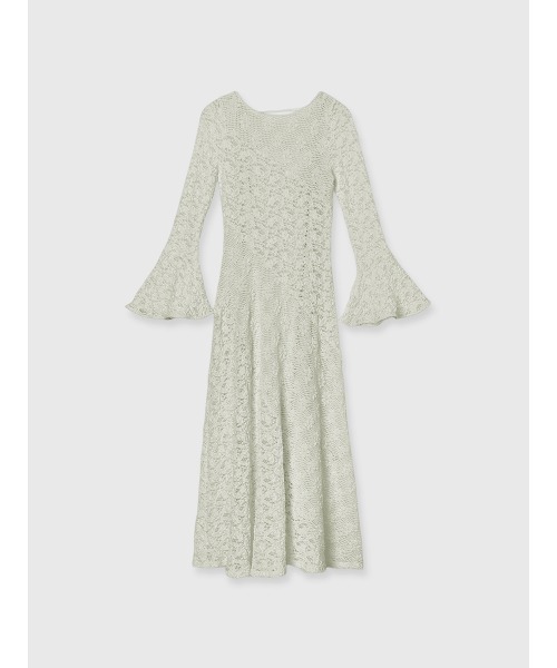 anuans（アニュアンス）の「シュリンクレースパネルワンピース（ワンピース・レディース・ミント/ホワイト/ブラック・MEDIUM/SMALL）」の12枚目の写真