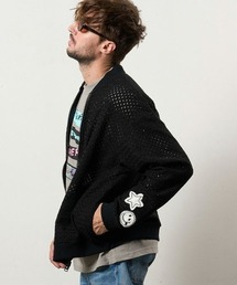 STUD MUFFIN（スタッドマフィン）の「STUD MUFFIN/スタッドマフィン/コットンラッセルメッシュニットワッペンビックジップブルゾン/614-09217（ブルゾン）」