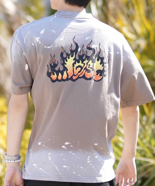 lost(ロスト)の「lost/ロスト FLAME LAM TEE Tシャツ LM6S-2101(Tシャツ/カットソー・メンズ・レッド/ブラウン/ブルー・XL/L/M)」の2枚目の写真