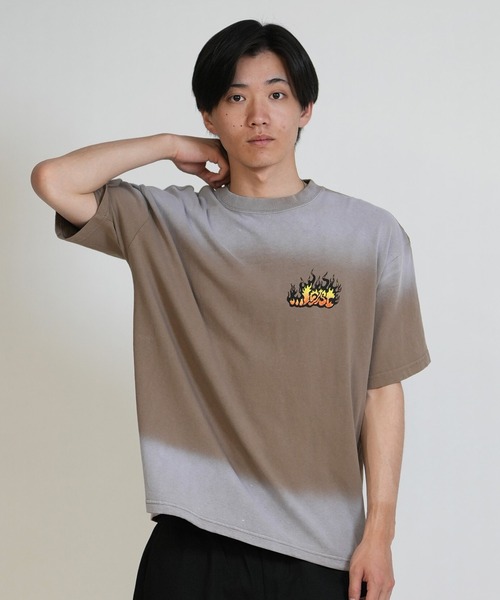 lost(ロスト)の「lost/ロスト FLAME LAM TEE Tシャツ LM6S-2101(Tシャツ/カットソー・メンズ・レッド/ブラウン/ブルー・XL/L/M)」の5枚目の写真