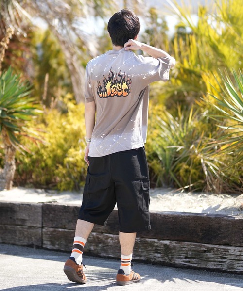 lost(ロスト)の「lost/ロスト FLAME LAM TEE Tシャツ LM6S-2101(Tシャツ/カットソー・メンズ・レッド/ブラウン/ブルー・XL/L/M)」の8枚目の写真
