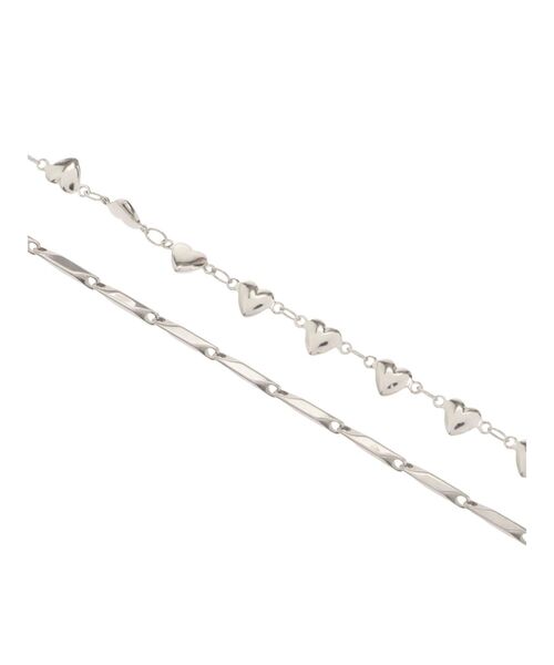 EMODA(エモダ)の「スパークルダブルチェーンベルト(ベルト・レディース・シルバー・FREE)」の11枚目の写真