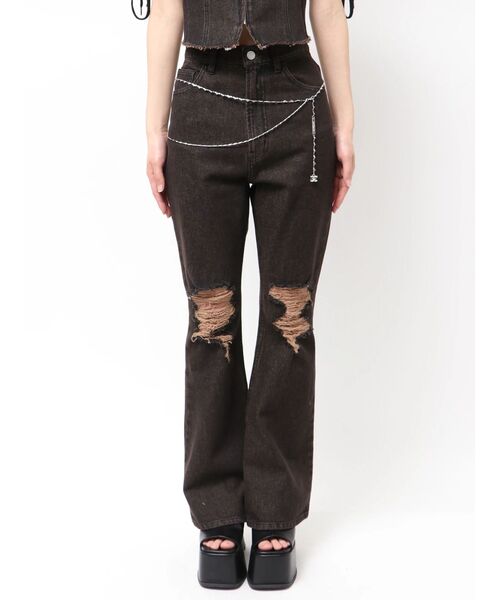 EMODA(エモダ)の「スパークルダブルチェーンベルト(ベルト・レディース・シルバー・FREE)」の13枚目の写真