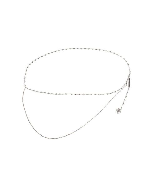 EMODA(エモダ)の「スパークルダブルチェーンベルト(ベルト・レディース・シルバー・FREE)」の16枚目の写真