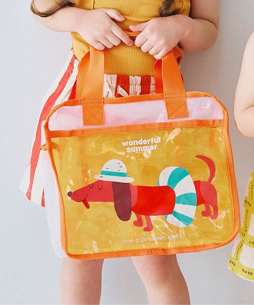 p.premier(ピードットプルミエ)の「グラフィックプリントスイムバッグ(スイムグッズ・キッズ・ブルー/グリーン/レッド/オレンジ・FREE)」の4枚目の写真