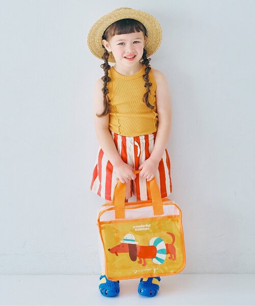 p.premier(ピードットプルミエ)の「グラフィックプリントスイムバッグ(スイムグッズ・キッズ・ブルー/グリーン/レッド/オレンジ・FREE)」の9枚目の写真