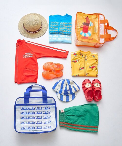 p.premier(ピードットプルミエ)の「グラフィックプリントスイムバッグ(スイムグッズ・キッズ・ブルー/グリーン/レッド/オレンジ・FREE)」の13枚目の写真