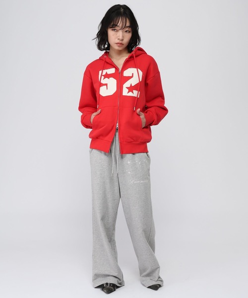 AMESWORLDWIDE(アメスワールドワイド)の「【UNISEX】AMES WORLDWIDE /52HOTFIXパンツ(スウェットパンツ・レディース・グレー/ブルー・SMALL)」の8枚目の写真